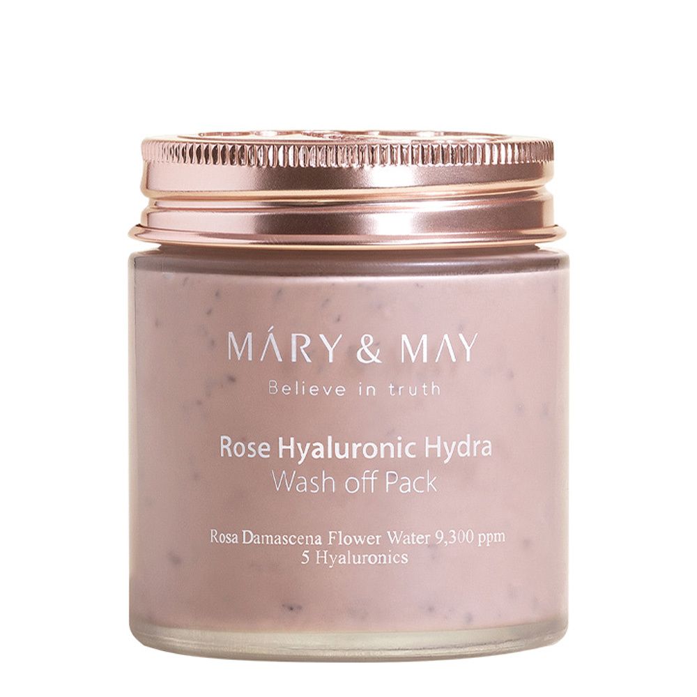 MARY & MAY Rose Hyaluronic Hydra Wash off Pack