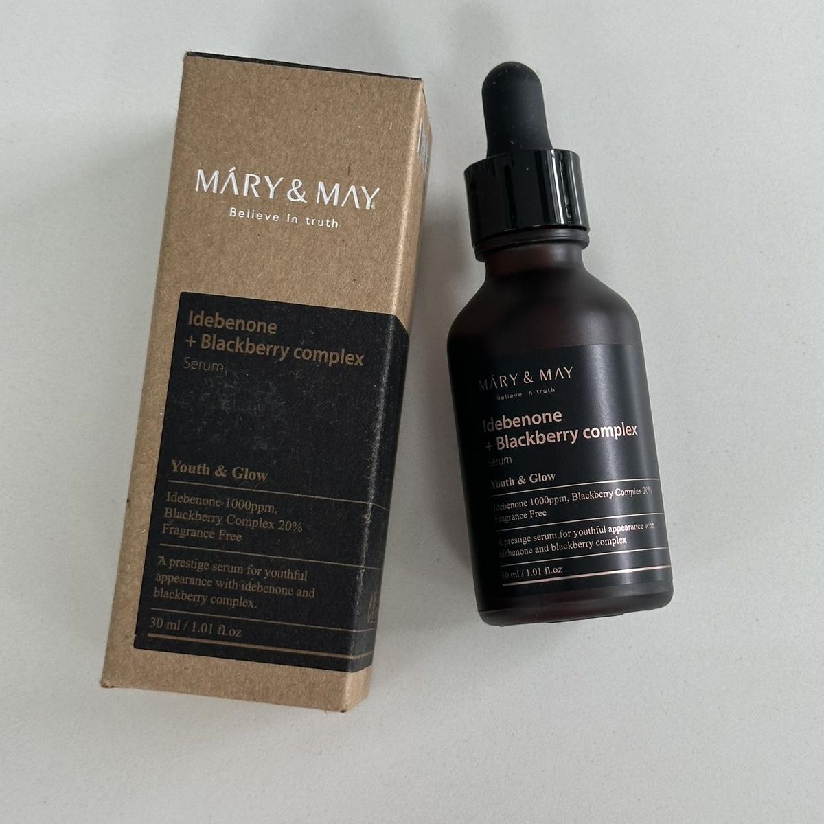 MARY & MAY Idebenone + BlackBerry Complex Serum