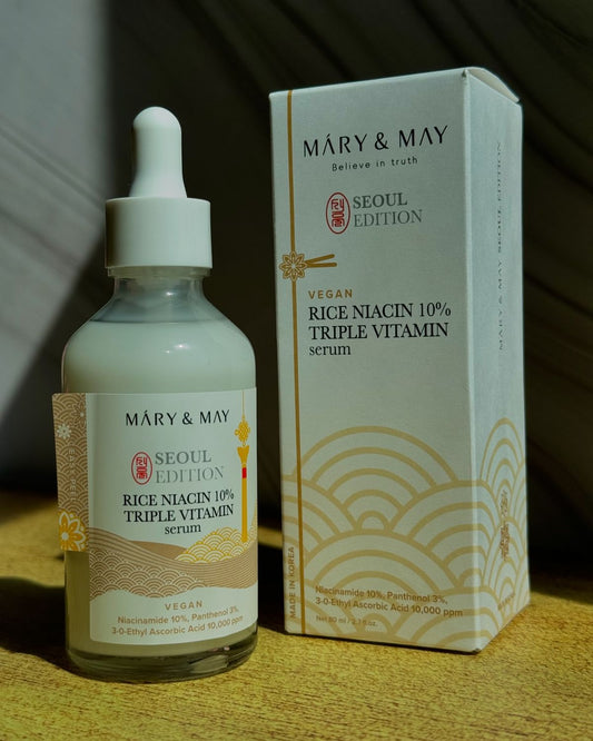 MARY & MAY Rice Niacin 10% Triple Vitamin Serum